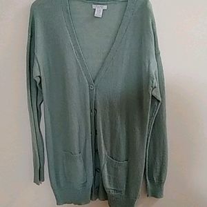 Women's light green sweater